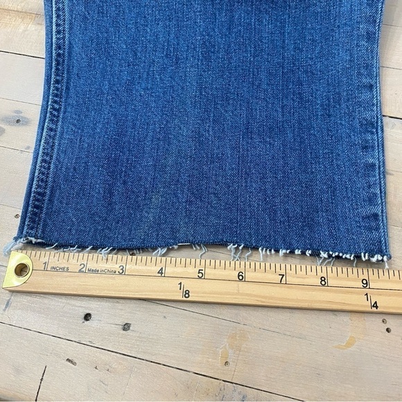 Everlane The Way High Cropped Raw Hem Jeans in Vintage Indigo, Women's Size 35 - Picture 12 of 14